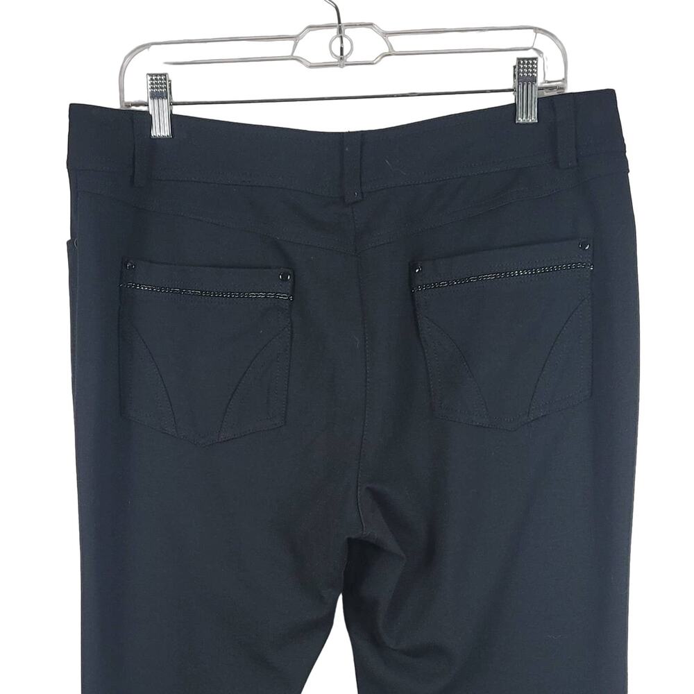 Cache Black Chain Design On Pockets Mini Flare Dr… - image 3